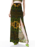 STEPHINE MAXI SKIRT - RENDEZVOUS/MULTI