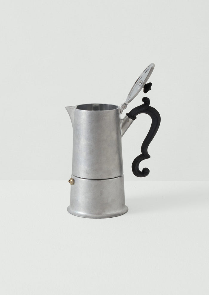 Stonewashed Moka Pot | Silver