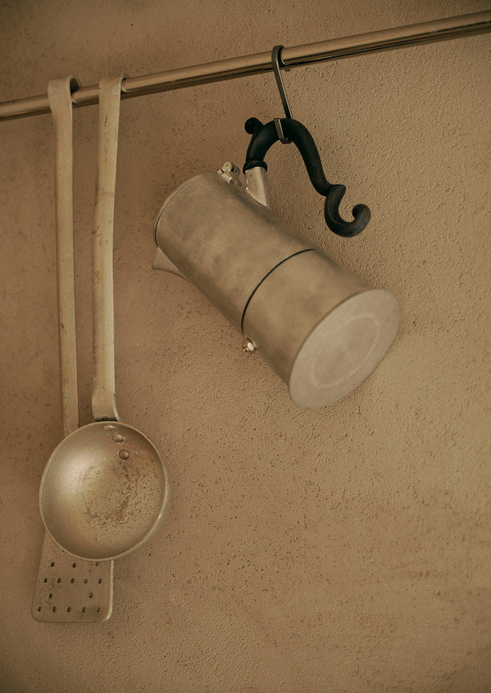 Stonewashed Moka Pot | Silver