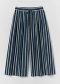 Stripe Cotton Culottes | French Blue