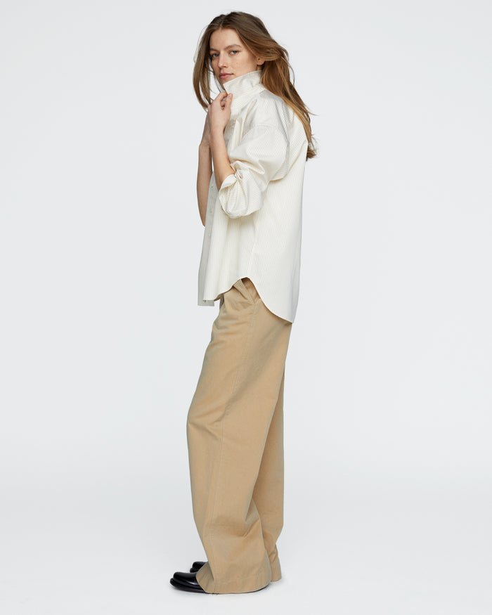 Striped Max Shirt - Macadamia Multi