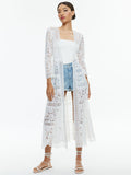 TALIA DRAWSTRING KIMONO - OFF WHITE