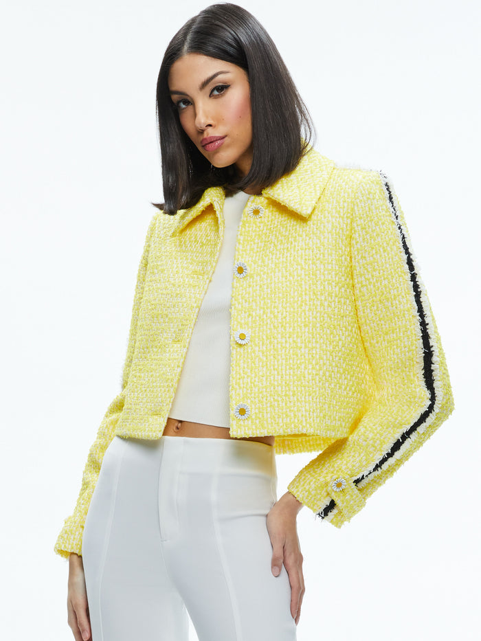 TAMMY 50S STYLE JACKET - HAPPY YELLOW