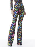 TEENY BOOTCUT PANT - BUTTERFLY HIGH BLACK