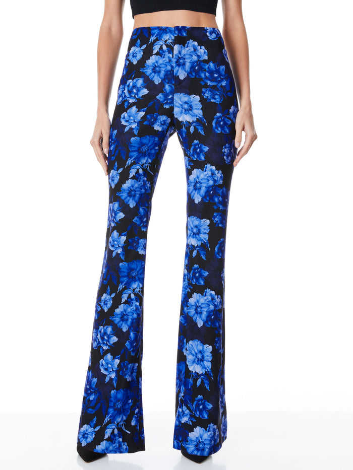 TEENY BOOTCUT PANT - DREAM FLORAL ROYALTY