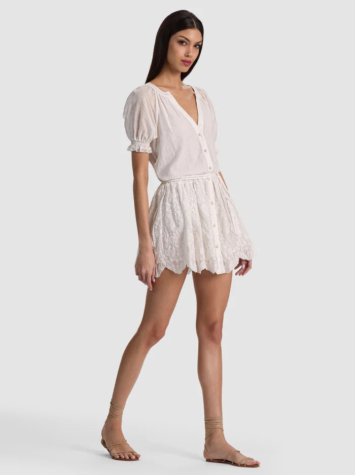 THALIA TUNIC DRESS - OFF WHITE