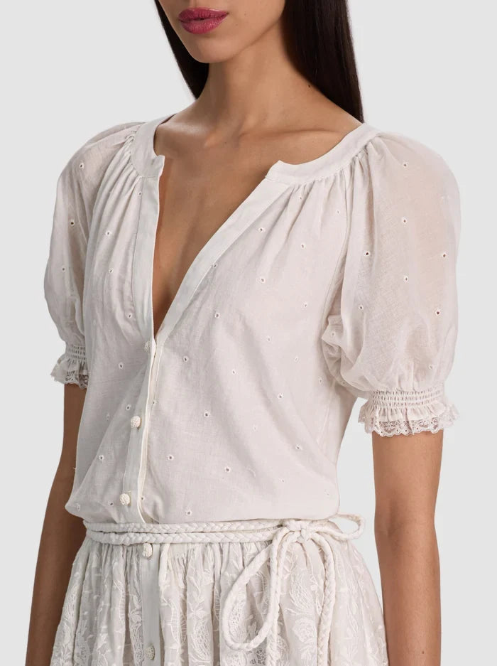THALIA TUNIC DRESS - OFF WHITE