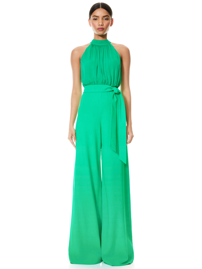 THELMA JUMPSUIT - MINT KELLY