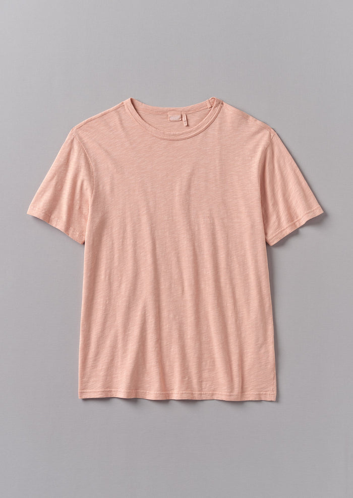 Theo Cotton Short Sleeve Tee | Nectar Pink