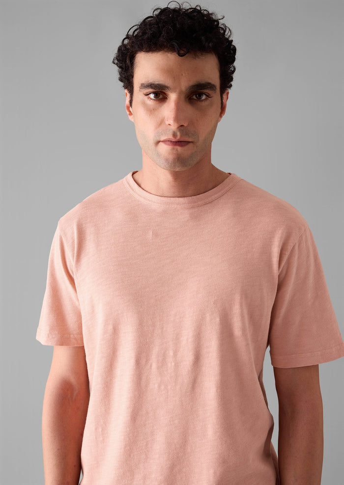 Theo Cotton Short Sleeve Tee | Nectar Pink
