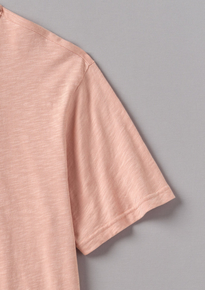 Theo Cotton Short Sleeve Tee | Nectar Pink