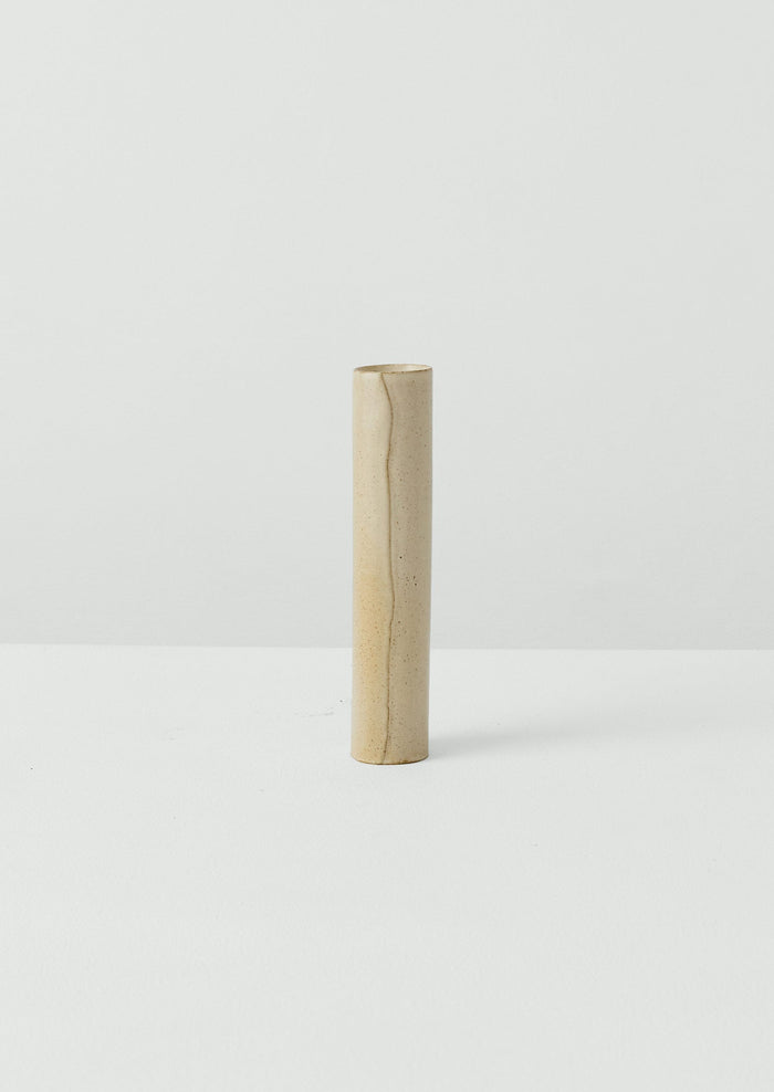 Tom Lawson Medium Cylindrical Vase | Chalk