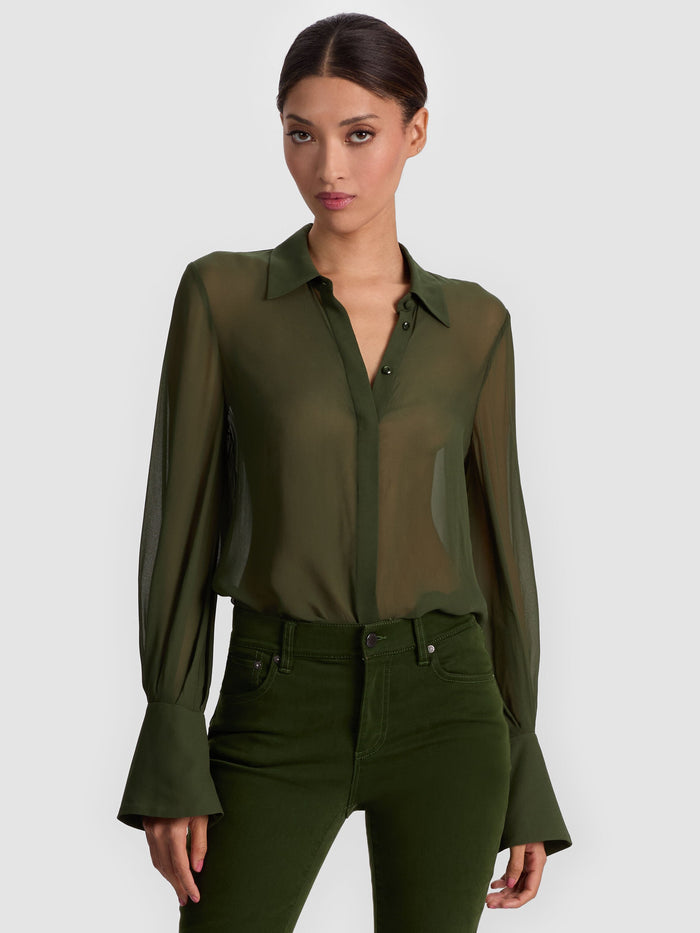 TURNER BUTTON DOWN - DARK OLIVE