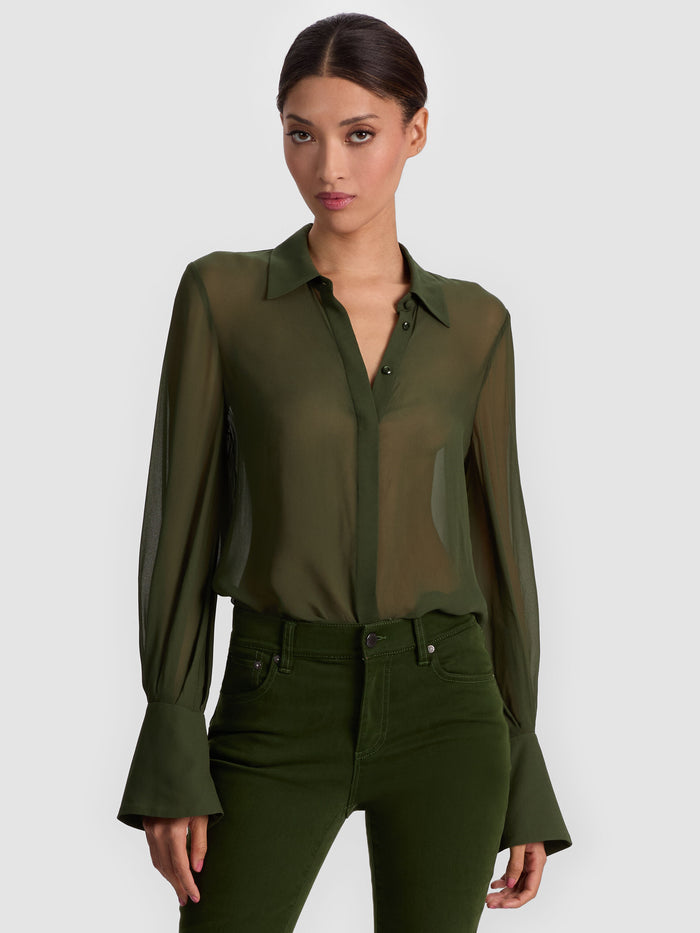 TURNER BUTTON DOWN - DARK OLIVE