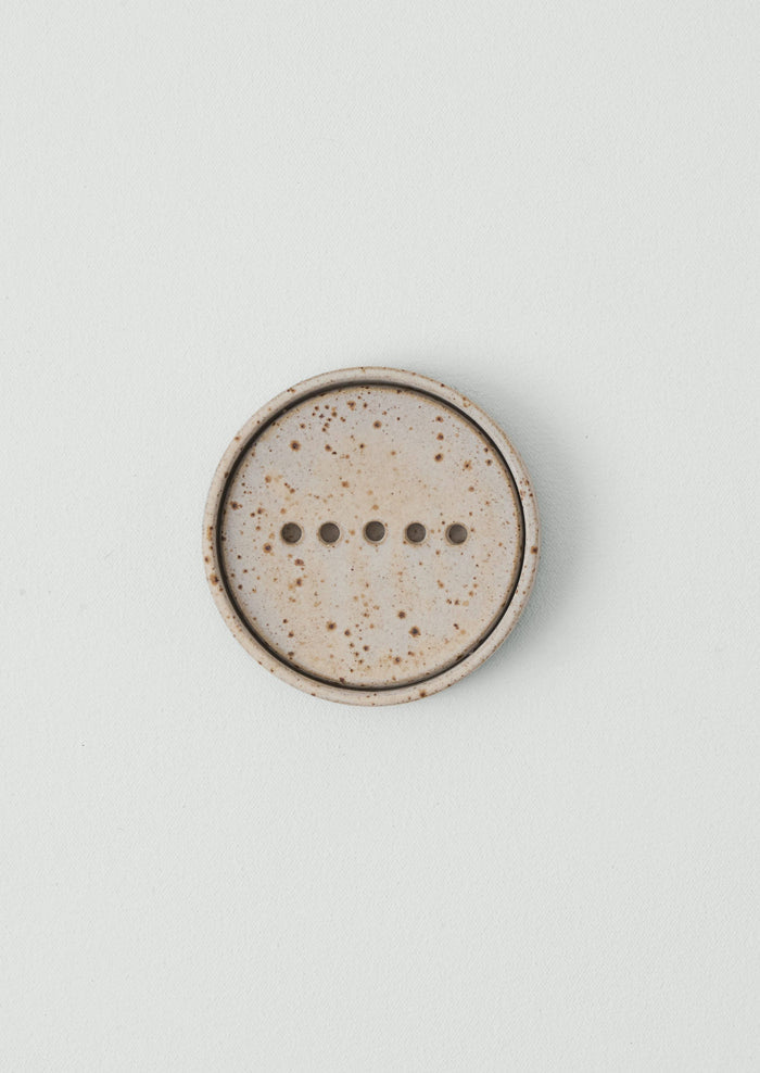 Twinn Pottery Soap Dish | Speckled Oat