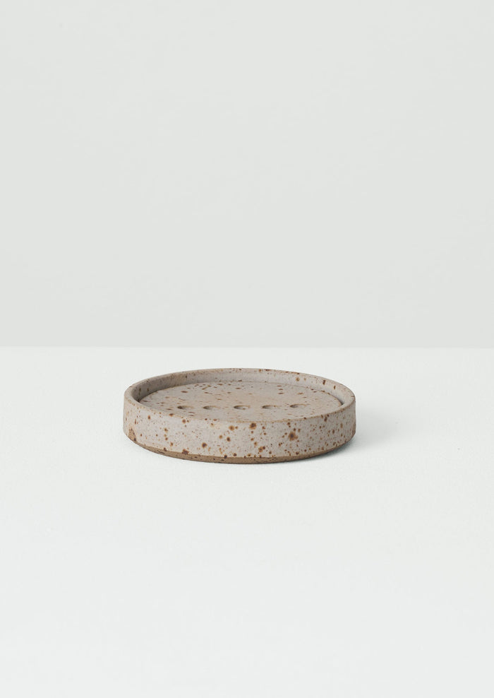Twinn Pottery Soap Dish | Speckled Oat