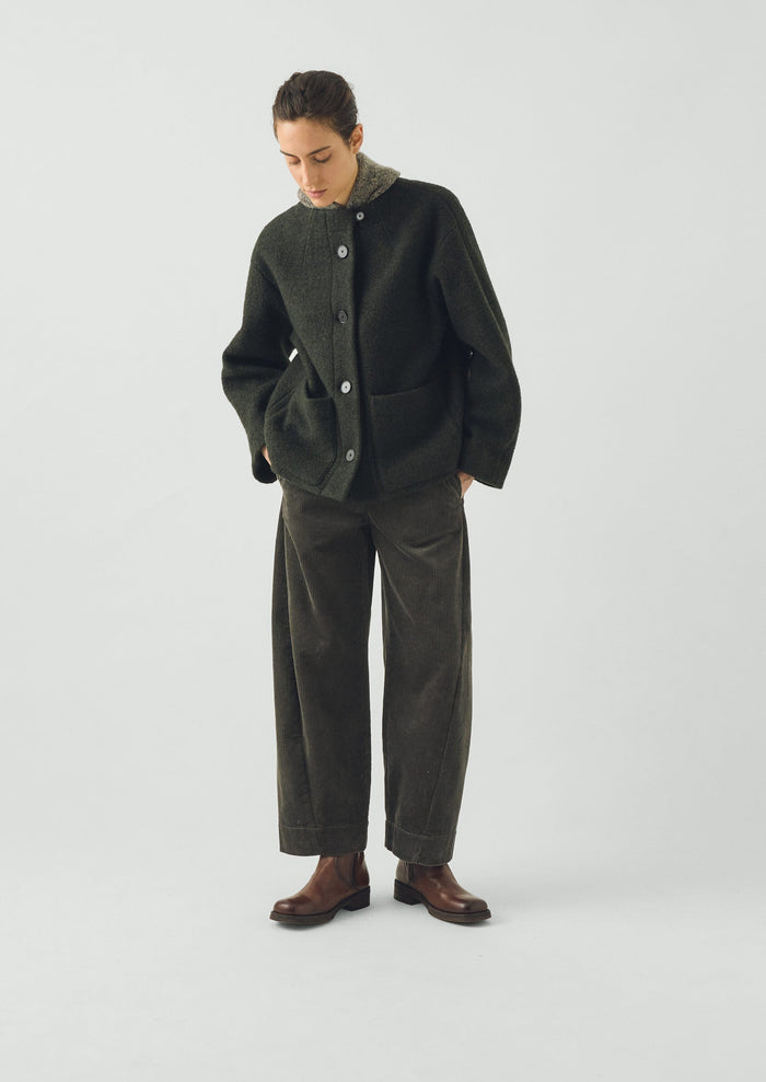 Twisted Seam Cord Pants | Deep Iron