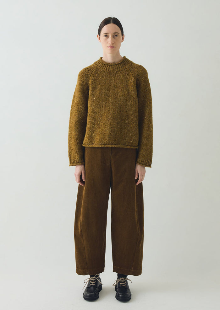 Twisted Seam Cord Pants | Golden Amber