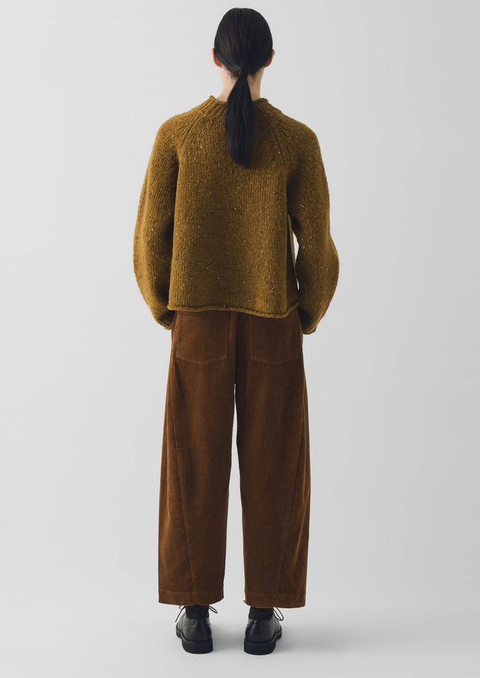 Twisted Seam Cord Pants | Golden Amber