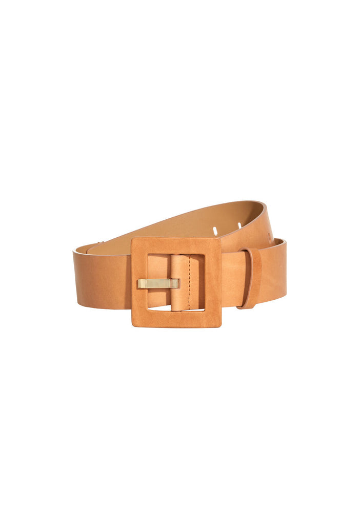 VAL 50MM LTHR BLT W WRP BUCKLE - NATURAL