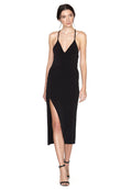VALENTINA SHEER COMBO BODYSUIT - BLACK