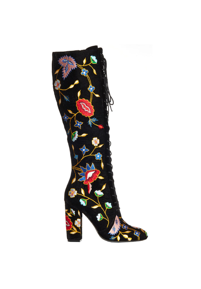 VESEY GLORIA TAPESTRY EMBR - BLACK MULTI