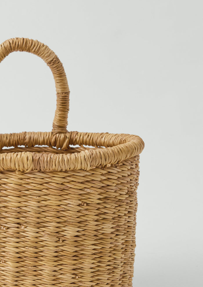 Veta Vera Grass Hanging Storage Basket | Natural