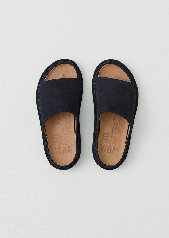 Vibae Open Toe Sandals | Midnight