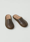 Vibae Waxed Suede Mules | Olive