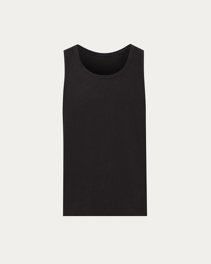 Vintage Jersey Tank - Black