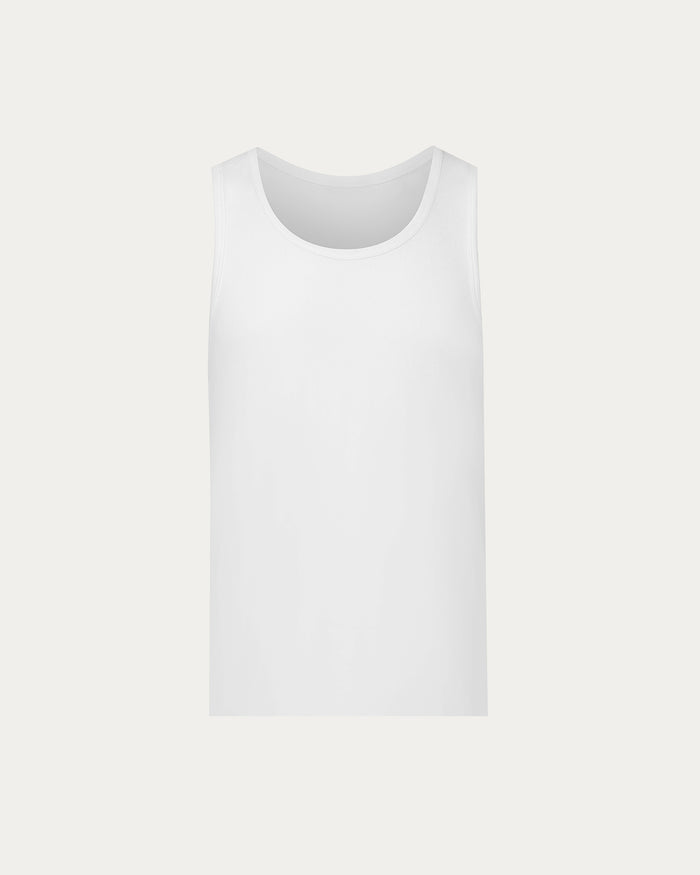Vintage Jersey Tank - White