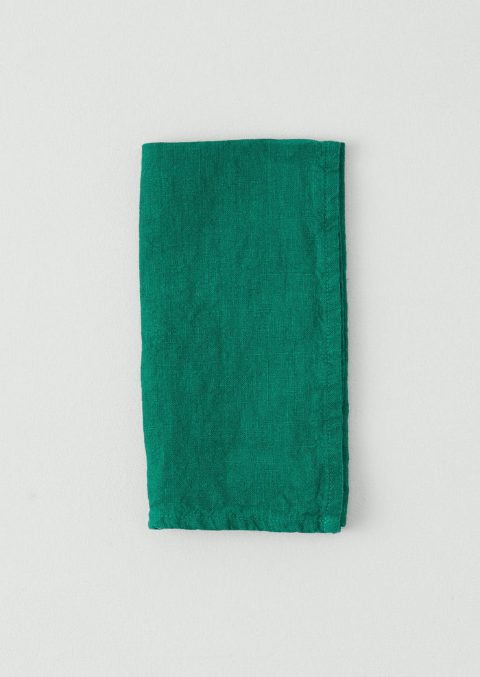 Washed Linen Napkin | Absinthe Green