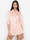 WILLA TIE - PINK BLOOM