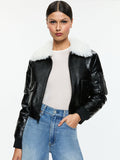 WILLARD VEGAN BOMBER - BLACK