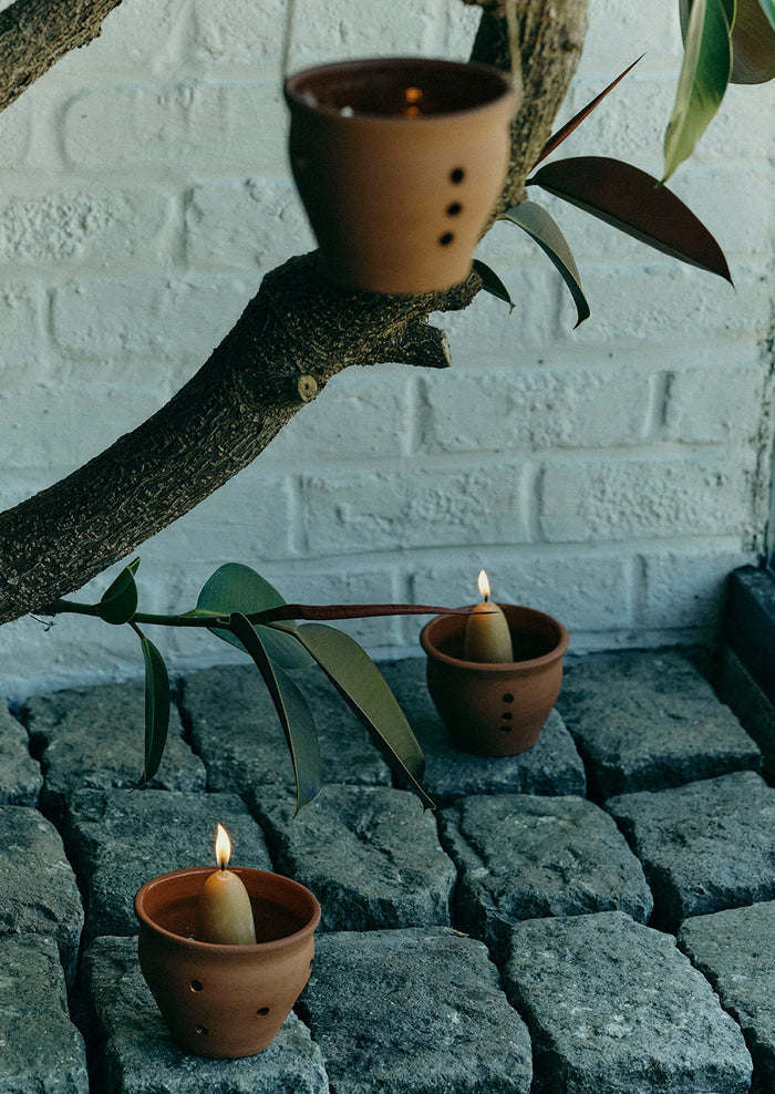 Willow Pottery Terracotta Lantern | Terracotta