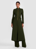 WINN LONG JACKET - DARK OLIVE