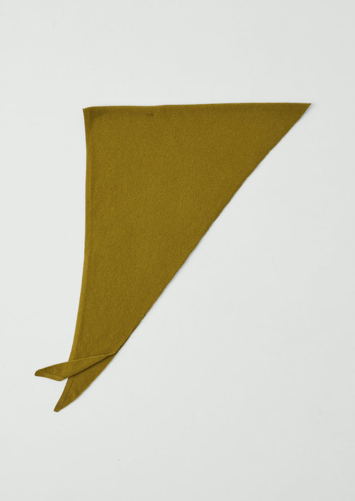 Wool Cashmere Large Bandana | Pear