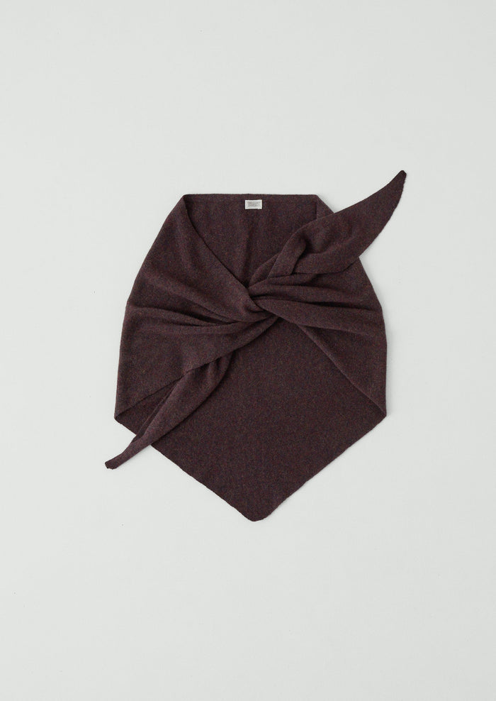 Wool Cashmere Large Bandana | Truffle