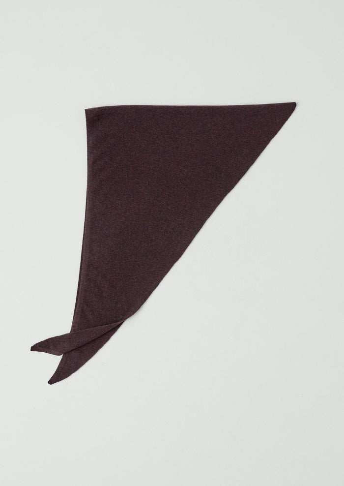 Wool Cashmere Large Bandana | Truffle
