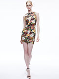 WYNELL MINI DRESS - JUNIPER FLORAL BLACK