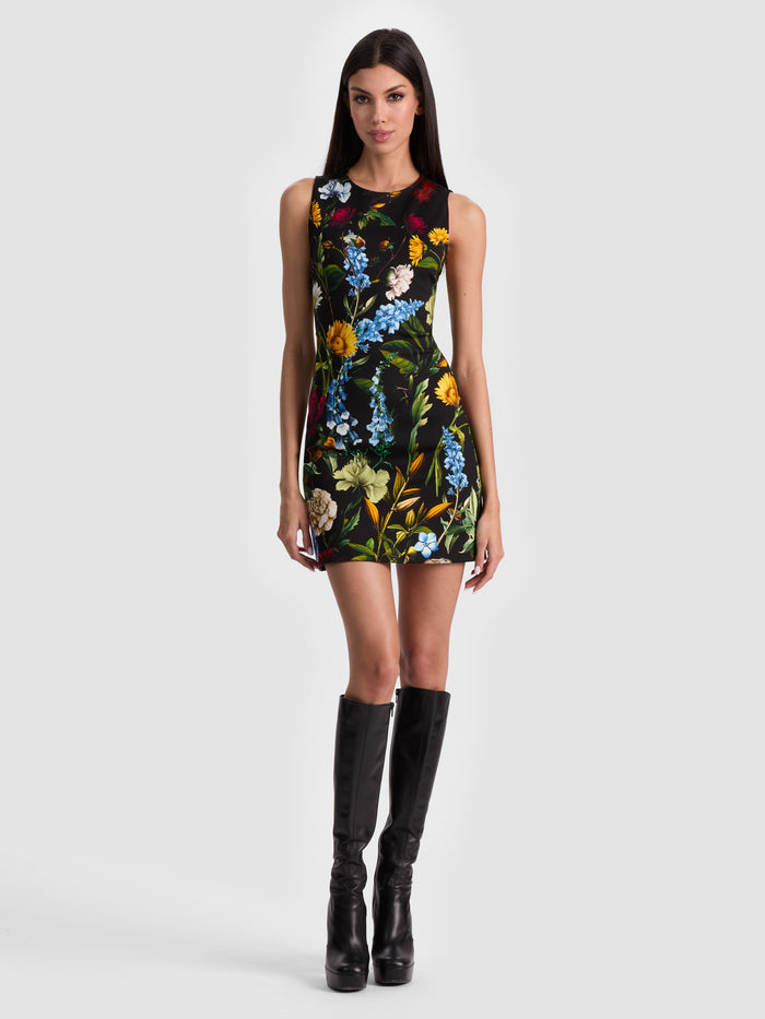 WYNELL MINI DRESS - SOCIAL HOUR BLACK