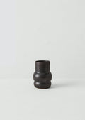 Yankai Wood Fired Vase | Carbon Black